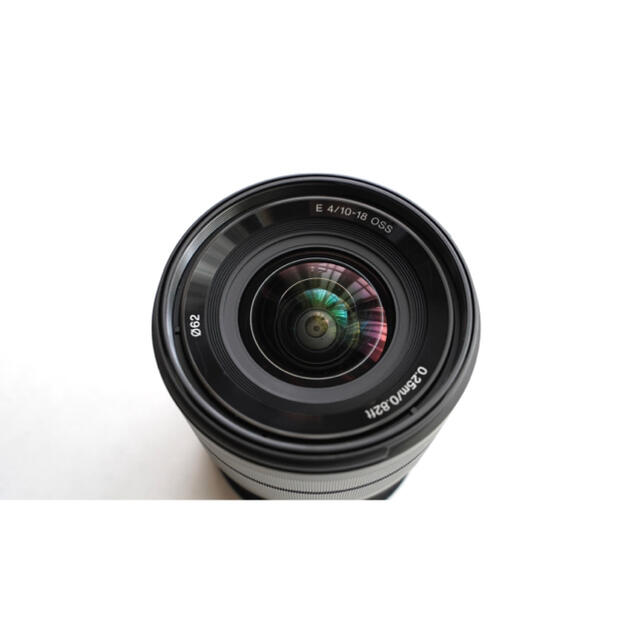 SONY(ソニー)の【美品】Sony  E 10-18mm F4 OSS SEL1018 広角レンズ スマホ/家電/カメラのカメラ(レンズ(ズーム))の商品写真