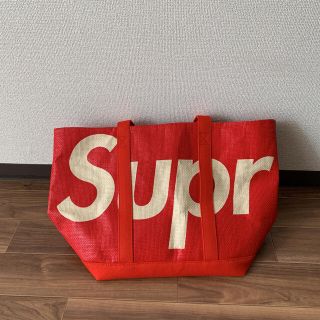 シュプリーム(Supreme)のsupreme raffia tote シュプリーム　トートバッグ(トートバッグ)