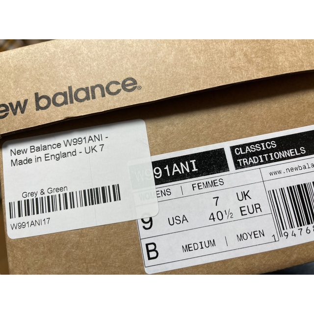 New Balance(ニューバランス)のnew balance M991ANI 20TH ANNIVERSARY 26 メンズの靴/シューズ(スニーカー)の商品写真