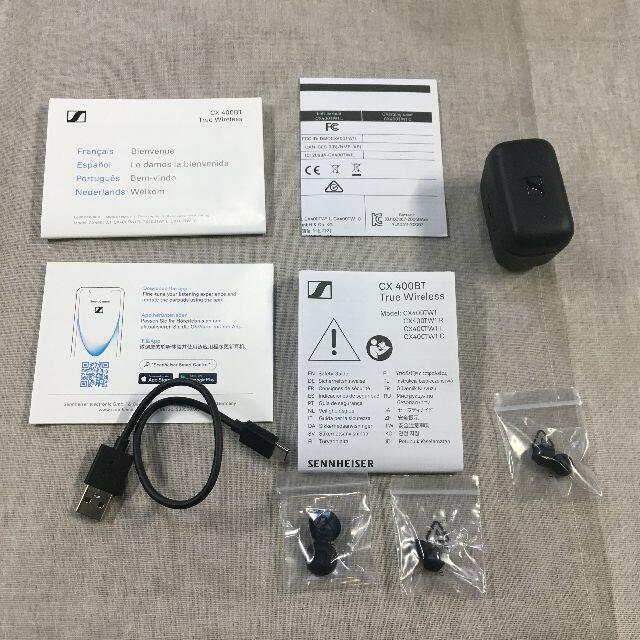 Sennheiser CX 400BT True ワイヤレス ブラック スマホ/家電/カメラのオーディオ機器(ヘッドフォン/イヤフォン)の商品写真