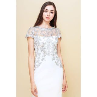 タダシショウジ(TADASHI SHOJI)の2019新品 0 Tadashi タダシショージ WC1050140N(ひざ丈ワンピース)