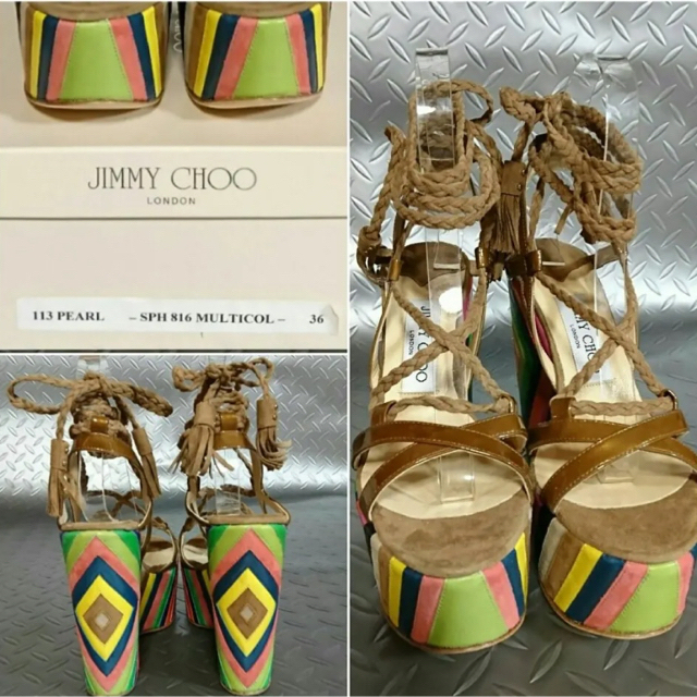 JIMMY CHOO(ジミーチュウ)のjimmy choo サンダル　ミー様専用 レディースの靴/シューズ(サンダル)の商品写真