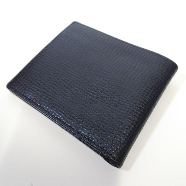 Giorgio Armani(ジョルジオアルマーニ)の未使用　ジョルジオアルマーニ　二つ折り　財布　黒　QJ025 メンズのファッション小物(折り財布)の商品写真