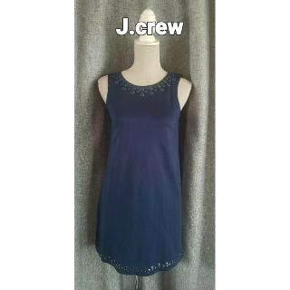 ジェイクルー(J.Crew)の新品タグ付き　定価　27300円  J.Crew  可愛いコットンワンピース(ミニワンピース)