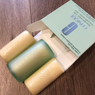 クリニーク(CLINIQUE)のCLINIQUE フェーシャル ソープ（50g x 3）(洗顔料)