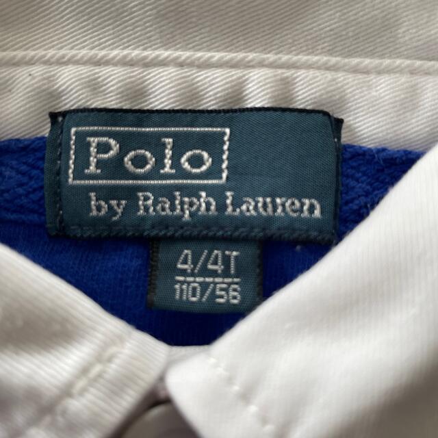 POLO RALPH LAUREN(ポロラルフローレン)のRalph Lauren ポロラルフローレン ワンポイント ラガーシャツ 110 キッズ/ベビー/マタニティのキッズ服男の子用(90cm~)(Tシャツ/カットソー)の商品写真