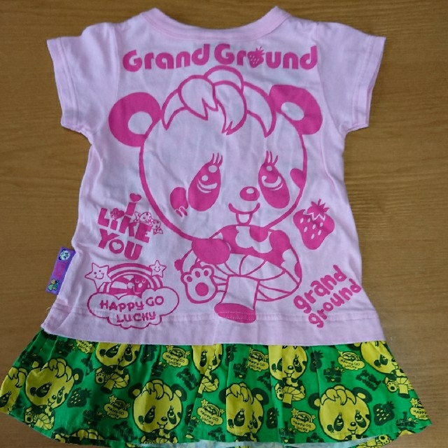 GrandGround(グラグラ)のgrand ground Tシャツワンピ&スパッツ 90cm まとめ売り キッズ/ベビー/マタニティのキッズ服女の子用(90cm~)(ワンピース)の商品写真