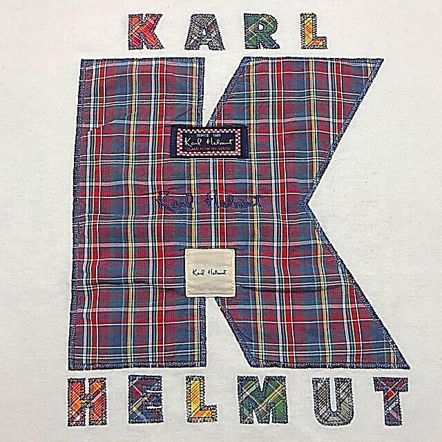 Karl Helmut(カールヘルム)のKARL HELMUT チェック柄 ビッロゴ‼️ ピンクハウス‼️ メンズのトップス(Tシャツ/カットソー(半袖/袖なし))の商品写真