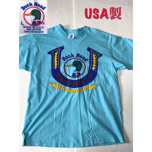 Duck Head ダックヘッド Tシャツ USA製 80s 90sTシャツ/カットソー(半袖/袖なし)