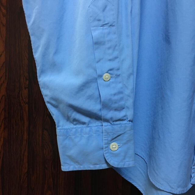 Ralph Lauren(ラルフローレン)のラルフローレン 刺繍ロゴ BDシャツ 水色 M ビッグシルエット メンズのトップス(シャツ)の商品写真