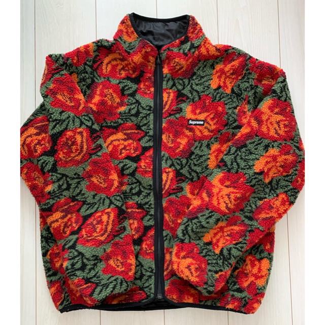 Supreme Rose Reversible Fleece Jacket 激安単価で 8250円引き www