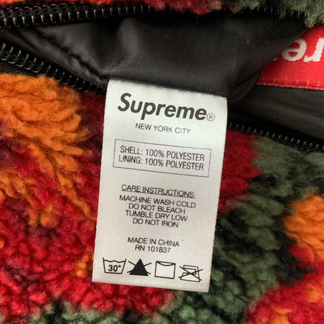 Supreme(シュプリーム)のSupreme Rose Reversible Fleece Jacket メンズのジャケット/アウター(ブルゾン)の商品写真