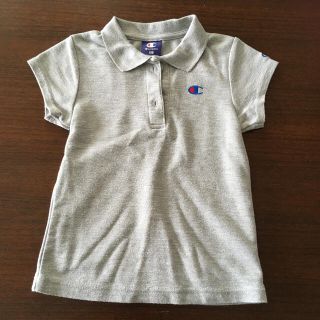 チャンピオン(Champion)の子供服 半袖ポロシャツ　チャンピオン　グレー　100センチでも(Tシャツ/カットソー)