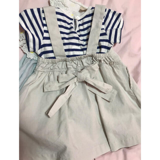 petit main(プティマイン)のpetit main 90サイズ　2点セット キッズ/ベビー/マタニティのキッズ服女の子用(90cm~)(ワンピース)の商品写真