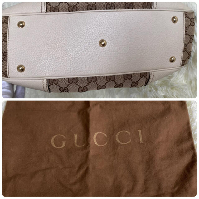 Gucci(グッチ)の【高級】グッチ プリンシー GG シェリーライン トート シェリーリボン ハンド レディースのバッグ(トートバッグ)の商品写真