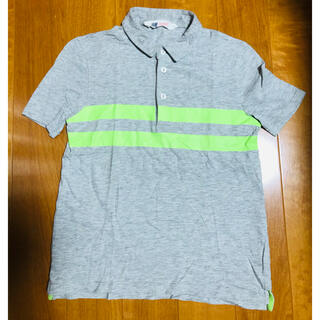 エイチアンドエム(H&M)のH&M 140 キッズ　ボーダーライン　ポロシャツ(Tシャツ/カットソー)
