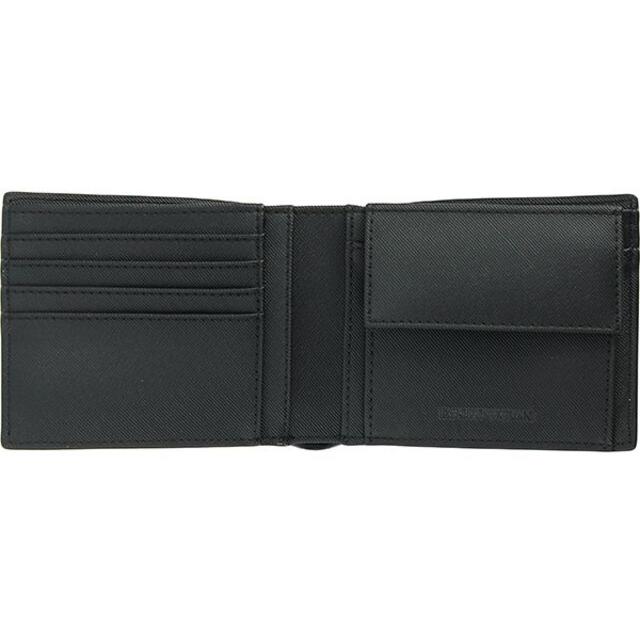 EMPORIO ARMANI 財布 メンズ ブラック 新品 PVC 155933 4