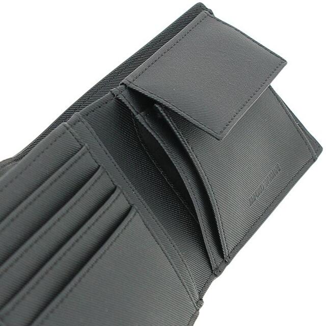EMPORIO ARMANI 財布 メンズ ブラック 新品 PVC 155933 8