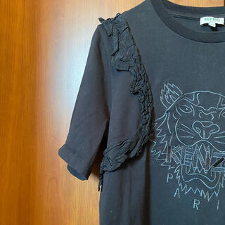 ケンゾー(KENZO)のKenzo ブラック　ワンピース(Tシャツ(半袖/袖なし))