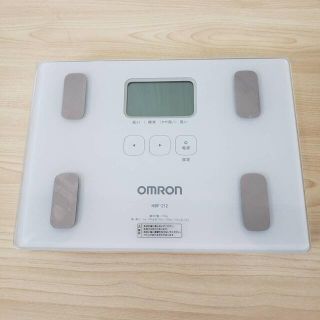 【K2087】OMRON オムロン HBF-212 体重計 中古(体重計)