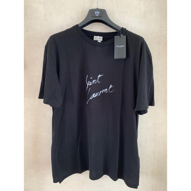 メンズ サンローラン Saint Laurent ロゴ Tシャツ S