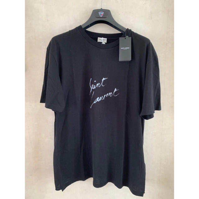 メンズ サンローラン Saint Laurent ロゴ Tシャツ S wuJe4sOlDx