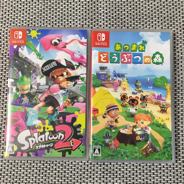 【値下げしました】スプラトゥーン２　あつまれどうぶつの森　ソフト　セット