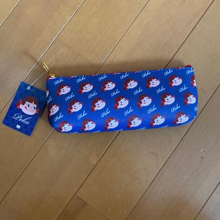 フジヤ(不二家)のミルキー ペコちゃん 総柄 ペンケース(ペンケース/筆箱)