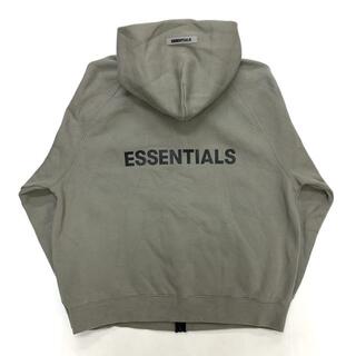 フィアオブゴッド(FEAR OF GOD)の20AW FOG ESSENTIALS シリコン バックロゴ ジップ パーカー(パーカー)