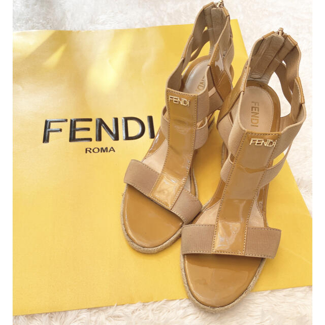 FENDI(フェンディ)の専用★ウェッジソールサンダル★ レディースの靴/シューズ(サンダル)の商品写真