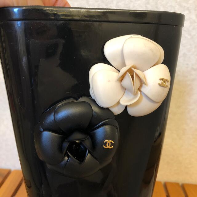 CHANEL レインブーツ37 CHANEL レインブーツ37