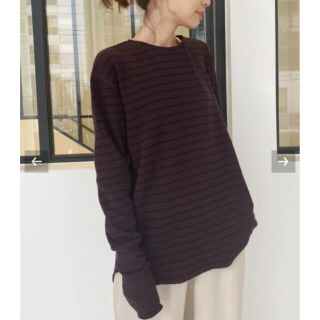 アパルトモンドゥーズィエムクラス(L'Appartement DEUXIEME CLASSE)のGOOD GRIEF Border Thermal Top(カットソー(長袖/七分))