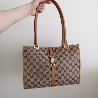 グッチ(Gucci)のグッチ　ハンドバッグ　GG柄(ハンドバッグ)