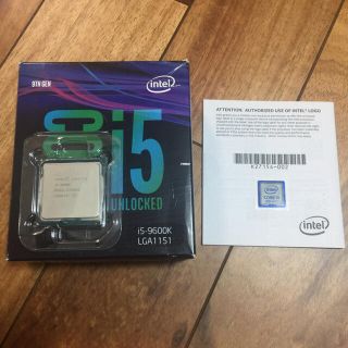 i5-9600k(PCパーツ)