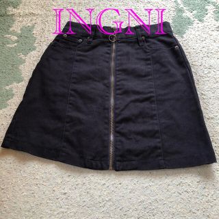 イング(INGNI)の❤️INGNI❤️ファスナー❤️デニムスカート❤️(ミニスカート)