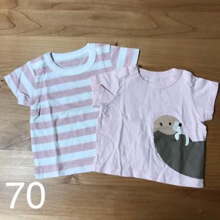 ムジルシリョウヒン(MUJI (無印良品))の【ラッコちゃん様専用】(Ｔシャツ)