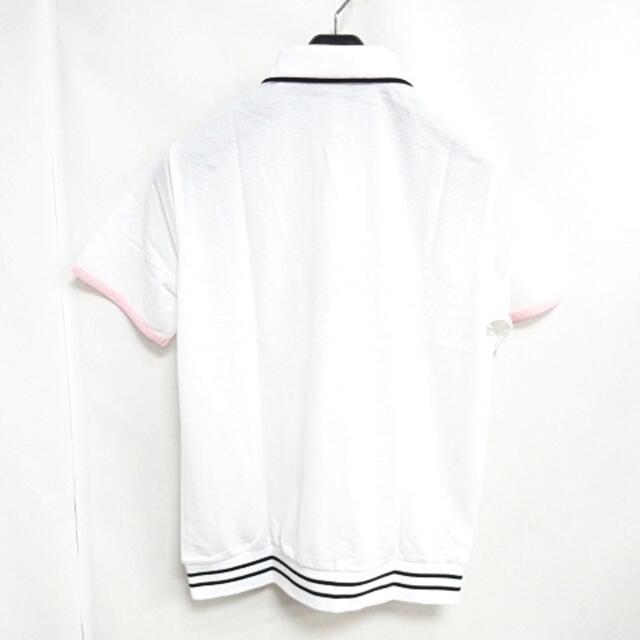 Munsingwear(マンシングウェア)のマンシングウェア ポロシャツ ゴルフウェア 半袖 ペンギン 刺繍 ホワイト M レディースのトップス(ポロシャツ)の商品写真
