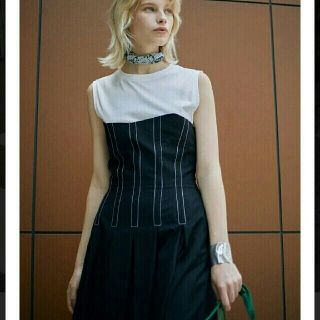 Ameri VINTAGE - アメリヴィンテージ STITCH TUCK DRESS