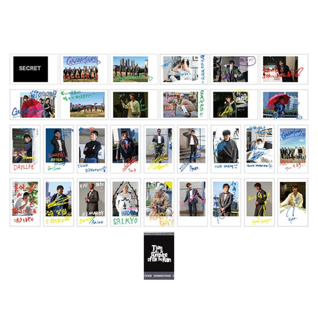 売れ筋商品 GENERATIONS フォトカードセット fawe.org