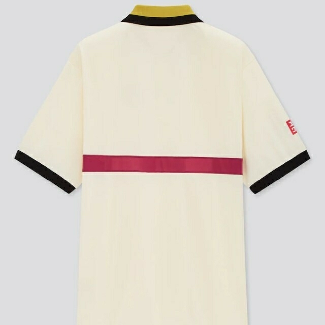 UNIQLO(ユニクロ)のUNIQLO ポロシャツ XL OFF WHITE 錦織圭 NK ドライ EX スポーツ/アウトドアのテニス(ウェア)の商品写真