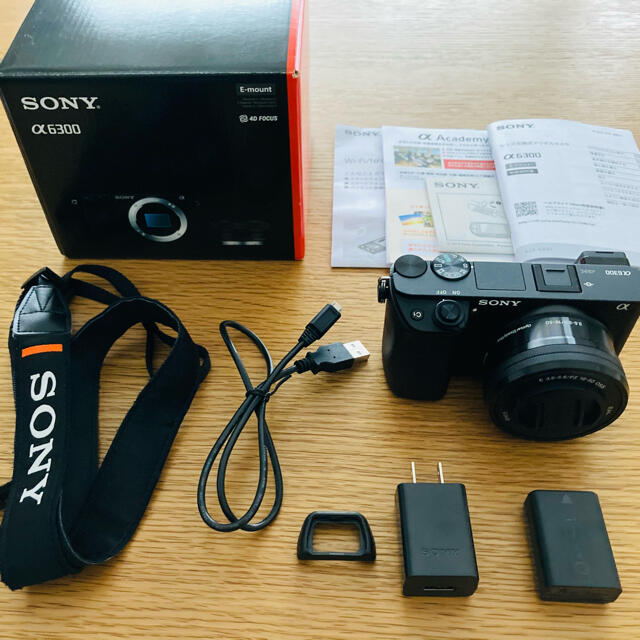 レビューで送料無料】 SONY - 【美品】ソニー α6300 ILCE-6300L パワー
