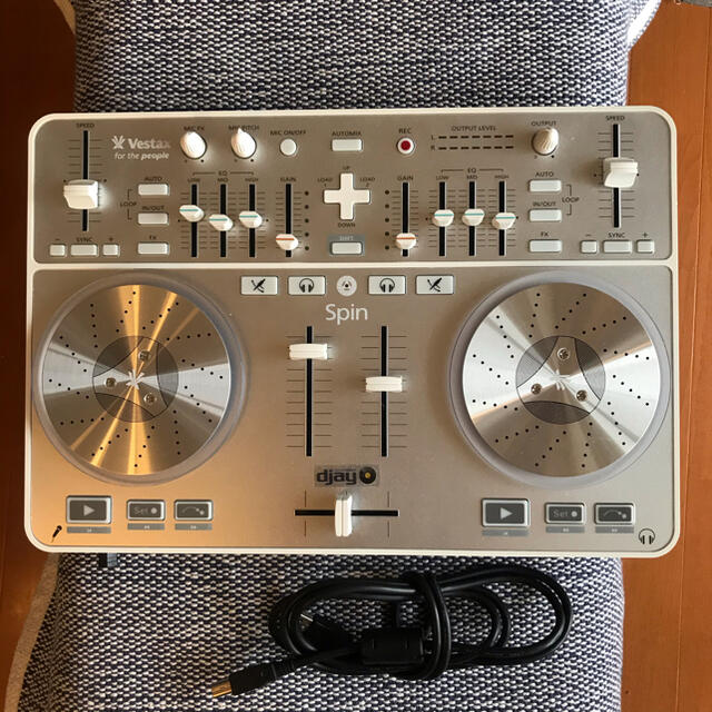 Pioneer(パイオニア)のSPIN DJ vestax 楽器のDJ機器(DJコントローラー)の商品写真