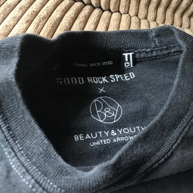 BEAUTY&YOUTH UNITED ARROWS(ビューティアンドユースユナイテッドアローズ)の値下げです。GOODROCKSPEED×BEAUTY&YOUTH 別注ロックT レディースのトップス(Tシャツ(長袖/七分))の商品写真