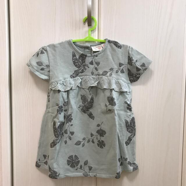 ZARA KIDS(ザラキッズ)の［未使用］ZARA Baby Girl  チュニック　半袖tee キッズ/ベビー/マタニティのキッズ/ベビー/マタニティ その他(その他)の商品写真