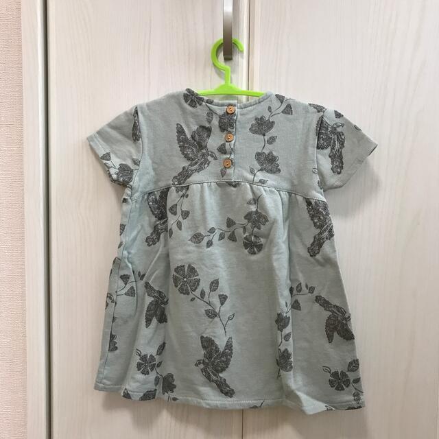 ZARA KIDS(ザラキッズ)の［未使用］ZARA Baby Girl  チュニック　半袖tee キッズ/ベビー/マタニティのキッズ/ベビー/マタニティ その他(その他)の商品写真