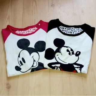 ディズニー(Disney)のmickey꙳★*ﾟロンT 1枚 💴970円(Tシャツ(長袖/七分))