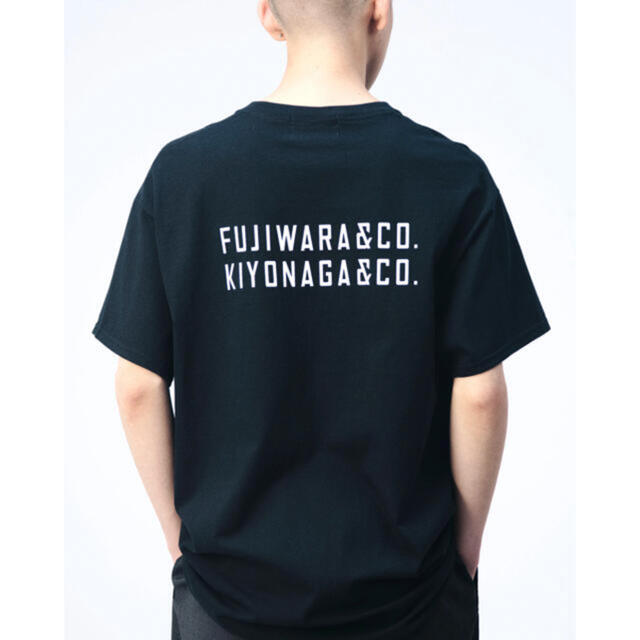 Mサイズ黒　FUJIWARA&CO. BACK tee TシャツMカラー