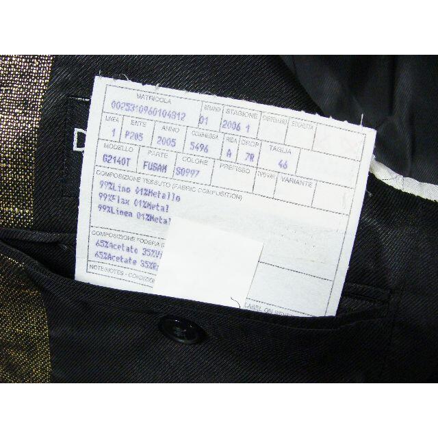 D&Gドルチェアンドガッバーナリネン麻メタル金糸二重襟ドレステーラードジャケット