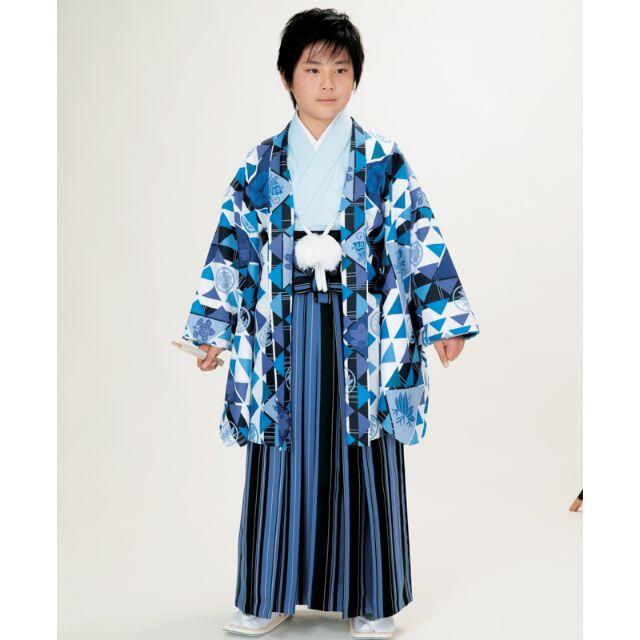 羽織袴セット 男性用 Lサイズ 羽織紐変更可 J-Trend NO34812