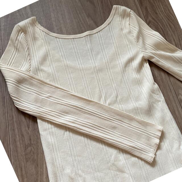 moussy BACKSHAN RIBTOPS レディースのトップス(カットソー(長袖/七分))の商品写真